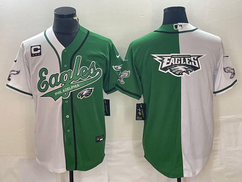 Men Philadelphia Eagles Blank white green Nike 2023 Co Branding Game NFL Jersey style 9->philadelphia eagles->NFL Jersey